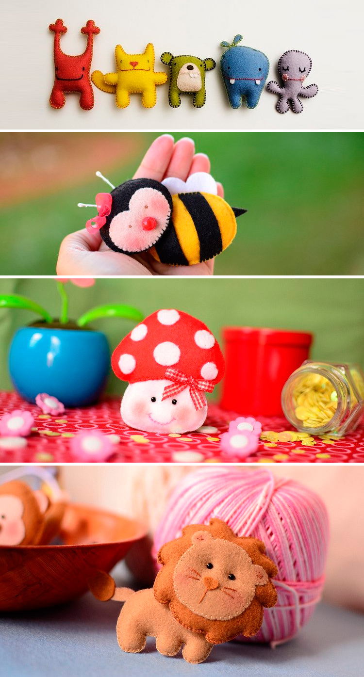 игрушки из фетра