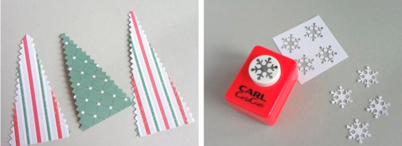 новогодняя объемная открытка своими руками