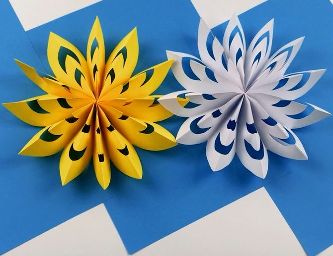 Вырезаем объемные снежинки: 5 лайфхаков 2021 года от Joy-pup 29