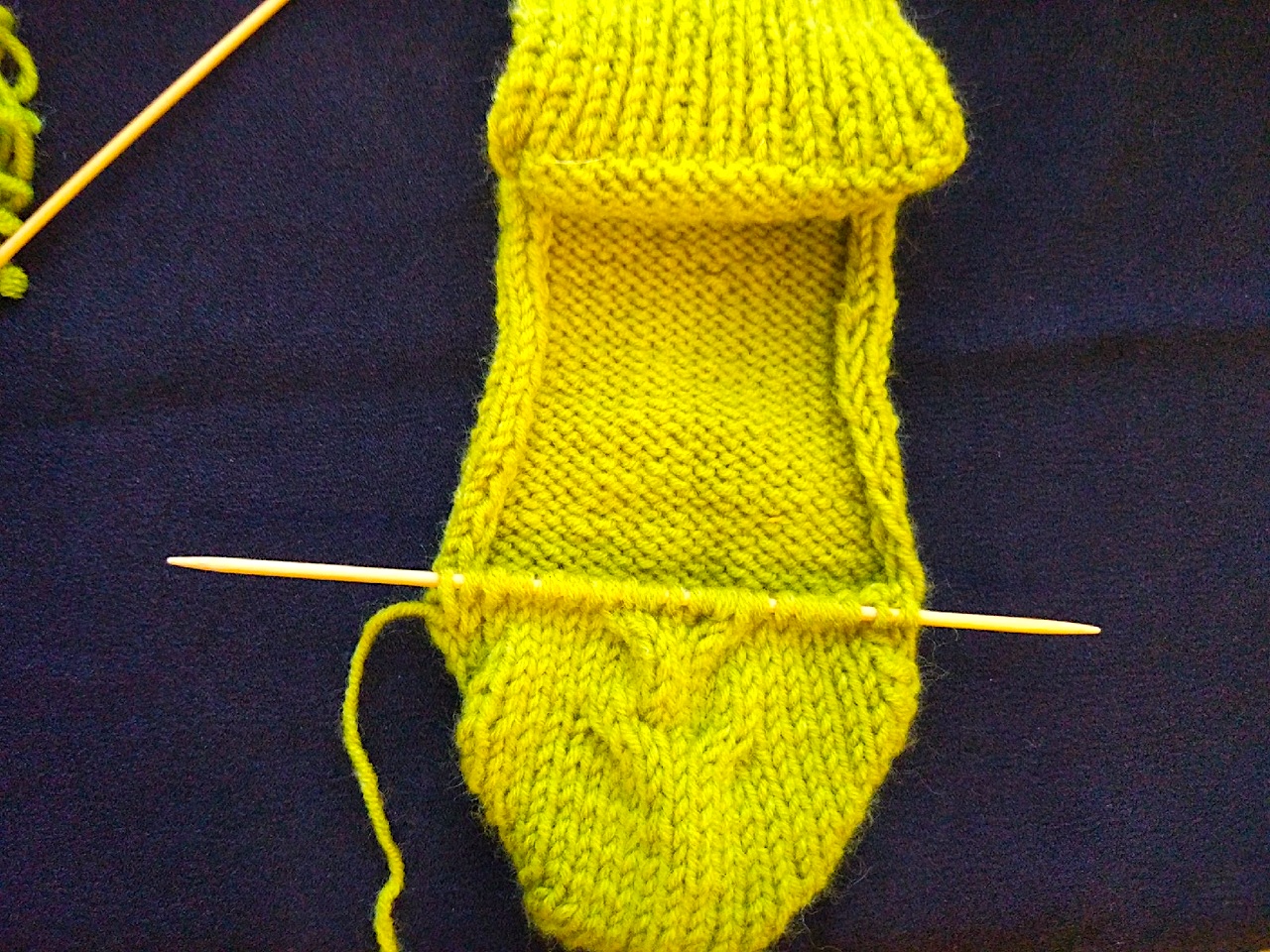 Мастер-класс по вязанию носков на двух спицах