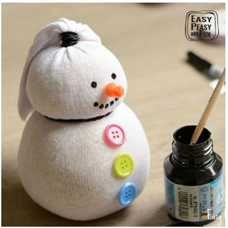 лицо снеговика