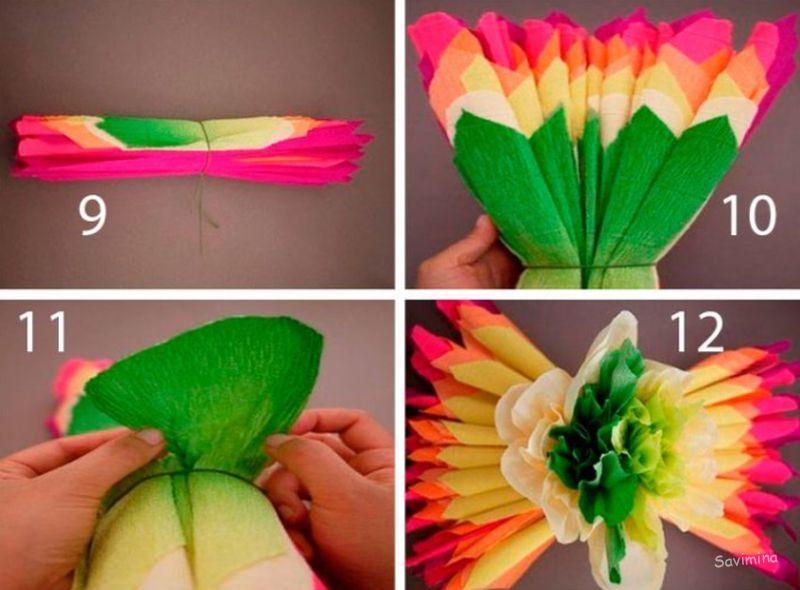 Цветы из бумаги своими руками - 70 фото и 6 мастер-классов, идеи и инструкции как сделать