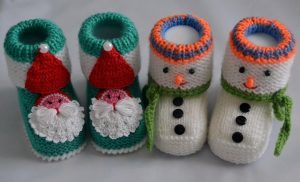 Вяжем пинетки без швов спицами по детальному описанию и пошаговому мастер-классу