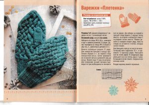 Мужские варежки спицами - 10 лучших мк пошагово