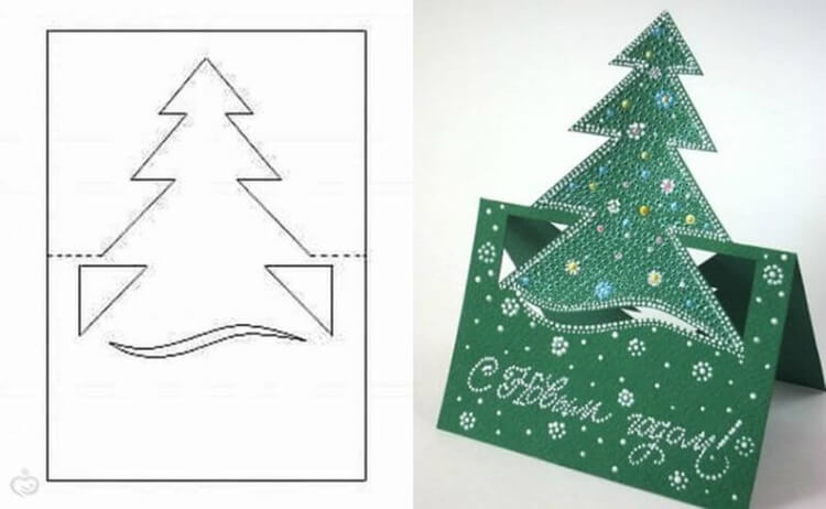 Открытки на Новый год своими руками: простые и оригинальные поделки в садик и школу Открытки на Новый год своими руками: простые и оригинальные поделки в садик и школу novogodnyaya otkrytka svoimi rukami 104