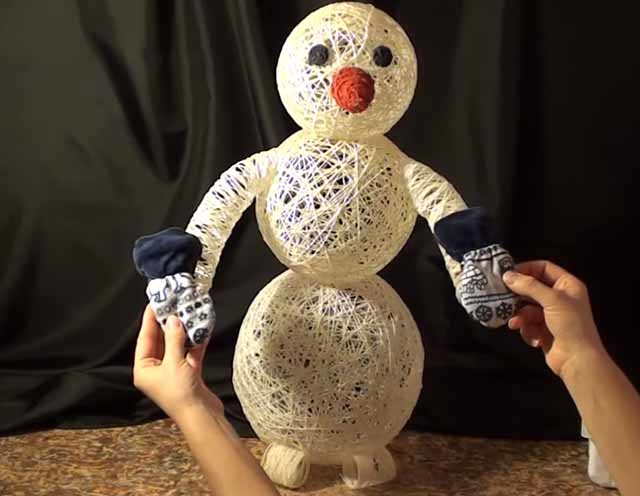 primerka varezhek snegovichku