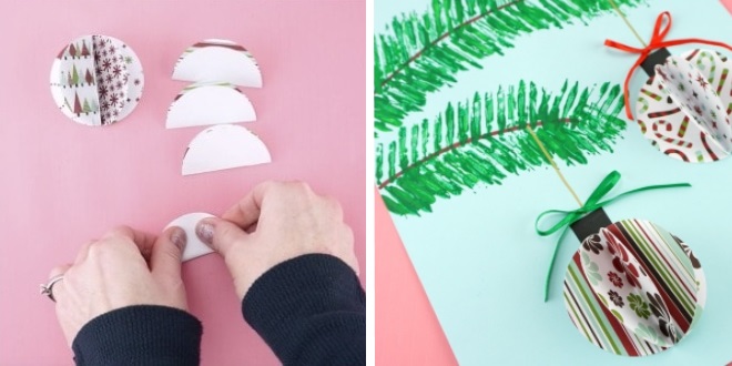 Объемные шарики из бумаги