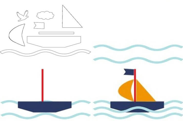 Кораблик для детей: различные способы создания со схемами и описанием Кораблик для детей: различные способы создания со схемами и описанием 32 35