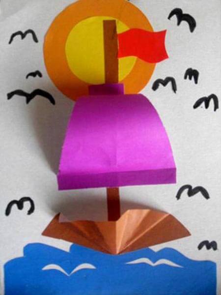 Кораблик для детей: различные способы создания со схемами и описанием Кораблик для детей: различные способы создания со схемами и описанием korabl svoimi rukami 39