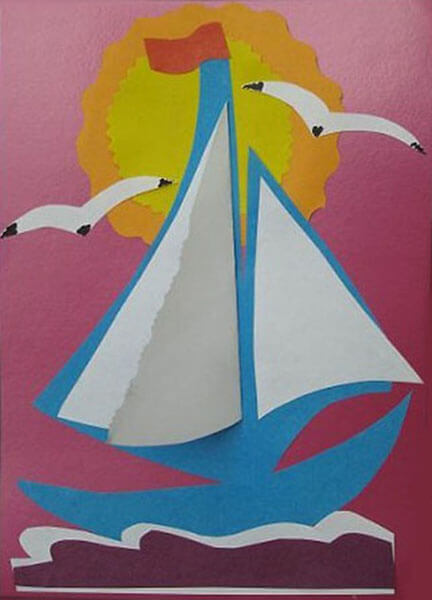 Кораблик для детей: различные способы создания со схемами и описанием Кораблик для детей: различные способы создания со схемами и описанием korabl svoimi rukami 40