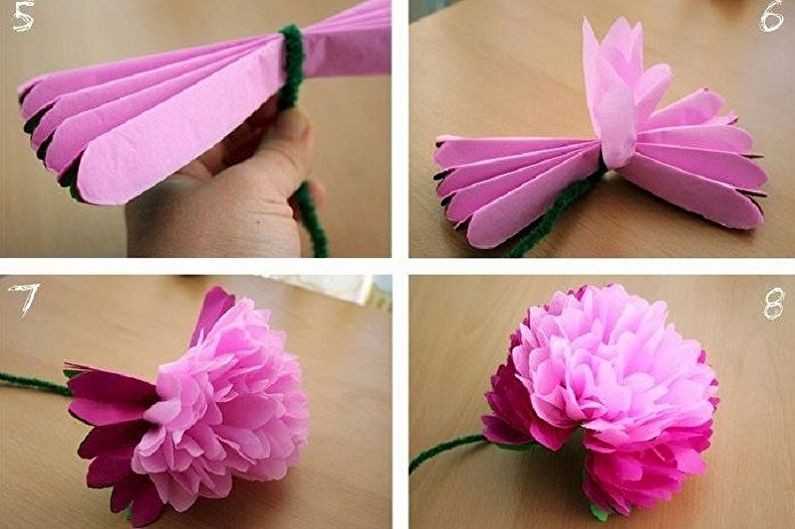 Цветы из бумаги своими руками - 70 фото и 6 мастер-классов, идеи и инструкции как сделать