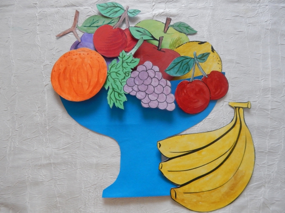 Аппликация фрукты (81 фото): шаблоны фруктов для создания детской поделки
