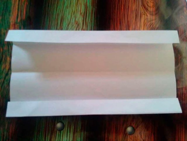 Сборка когтя из бумаги, схема