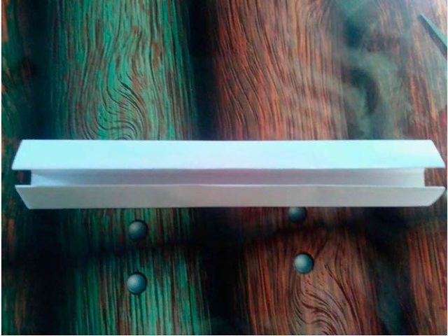 Сборка когтя из бумаги, схема