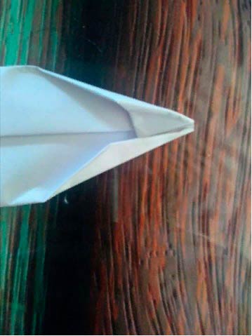 Сборка когтя из бумаги, схема