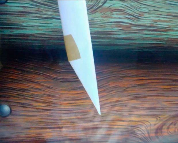 Сборка когтя из бумаги, схема