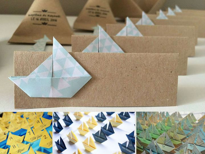 Поэтапная сборка оригами-кораблика