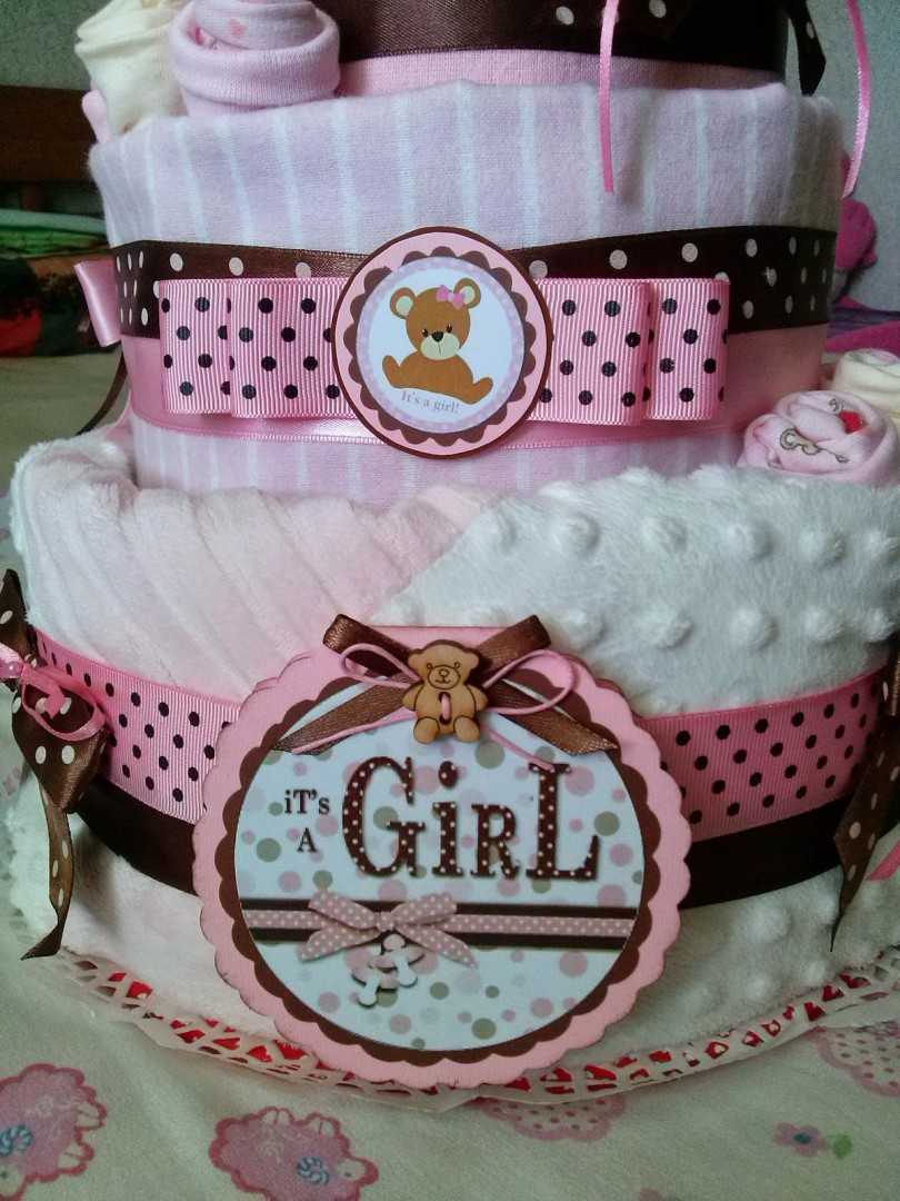 Торт из памперсов  своими руками (девочке, мальчику): пошаговое фото, мастер-класс