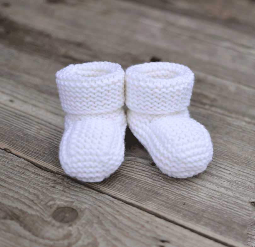 Пинетки крючком для новорожденных