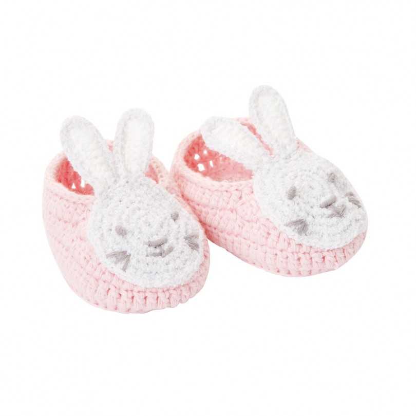 Пинетки крючком для новорожденных