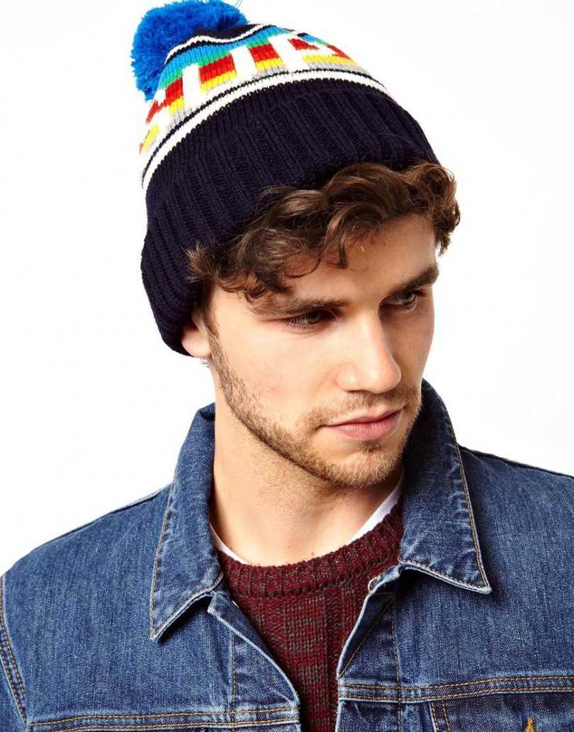 Мужская шапка спицами (110 фото): схемы с описанием и пошаговыми инструкциями