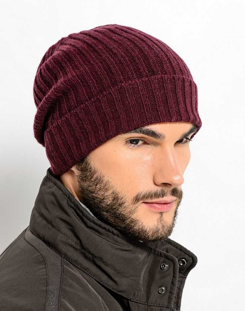 Мужская шапка спицами (110 фото): схемы с описанием и пошаговыми инструкциями