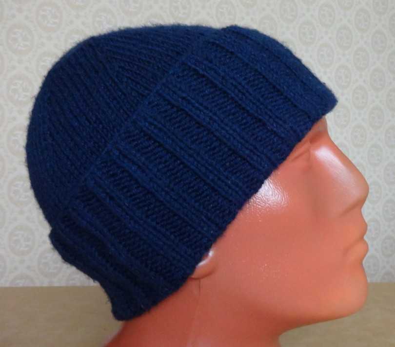 Мужская шапка спицами (110 фото): схемы с описанием и пошаговыми инструкциями