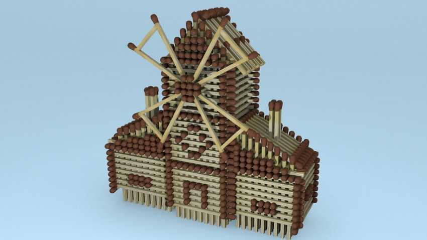 Поделки из спичек: 100 лучших фото интересных идей