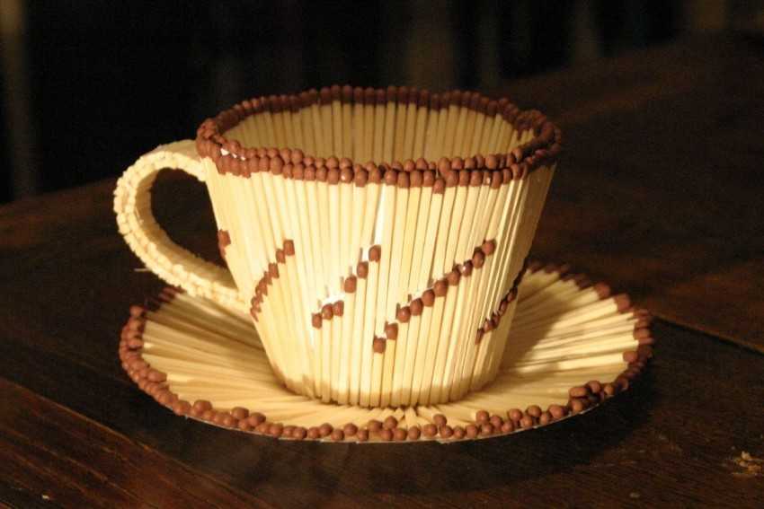 Поделки из спичек: 100 лучших фото интересных идей