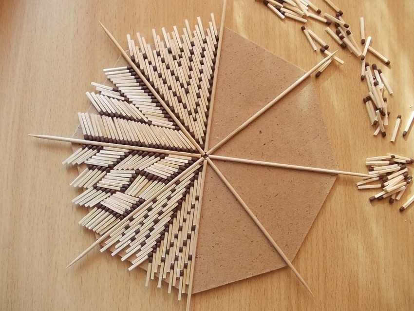 Поделки из спичек: 100 лучших фото интересных идей