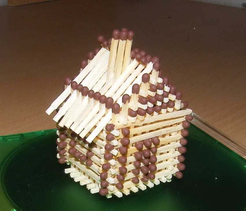 Поделки из спичек: 100 лучших фото интересных идей