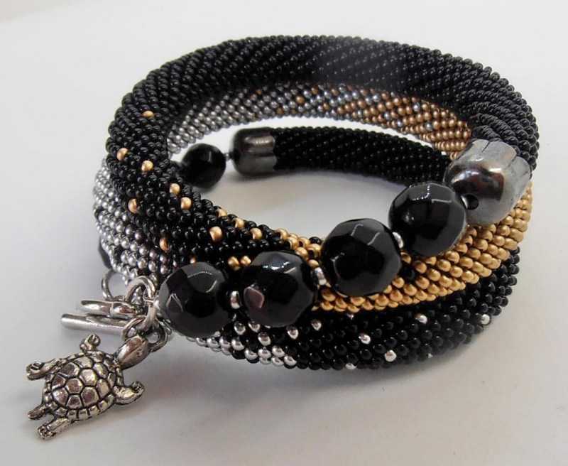 Браслеты из бисера - обзоры лучших вариантов самодельных браслетов из бисера