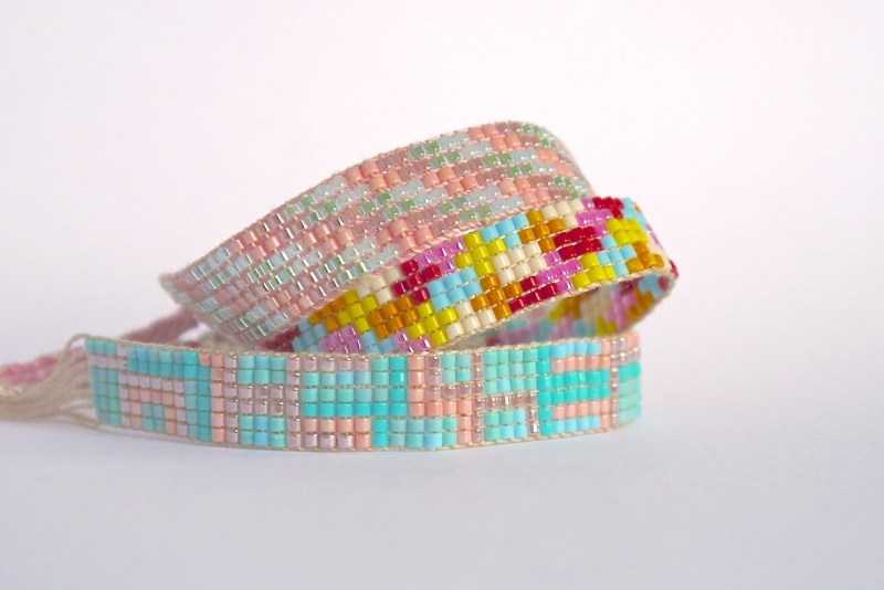 Браслеты из бисера - обзоры лучших вариантов самодельных браслетов из бисера