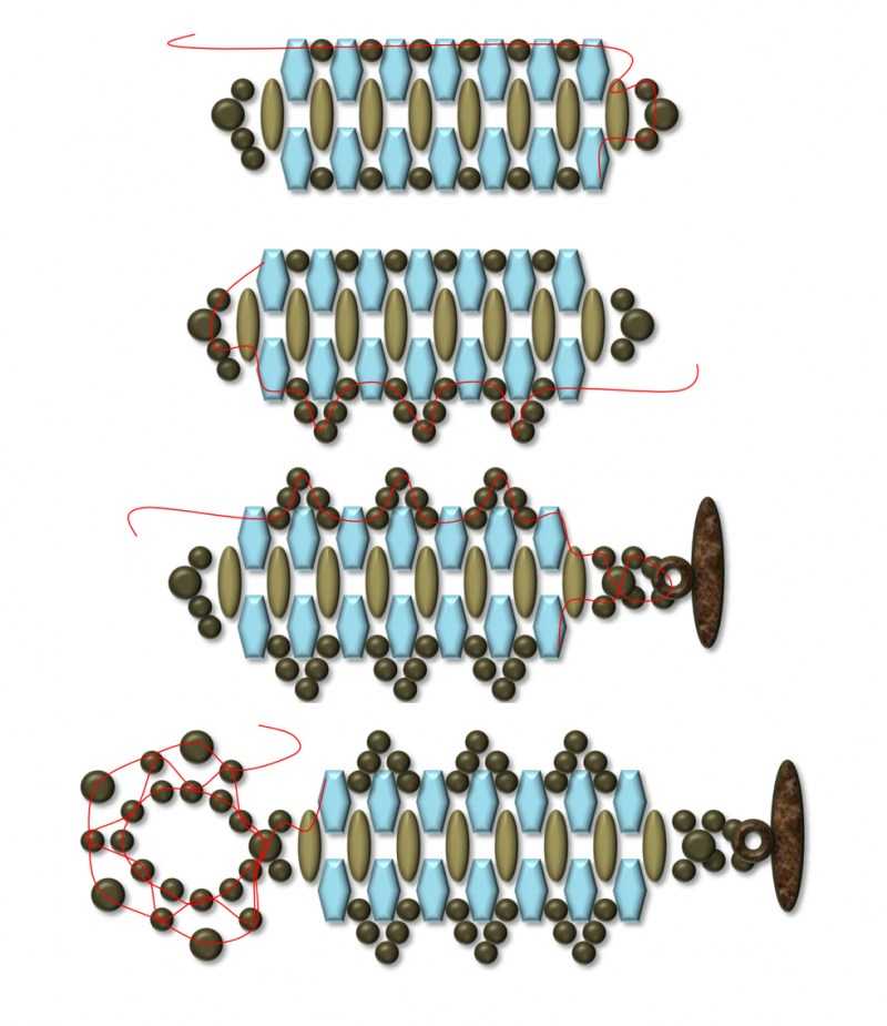 Браслеты из бисера - обзоры лучших вариантов самодельных браслетов из бисера