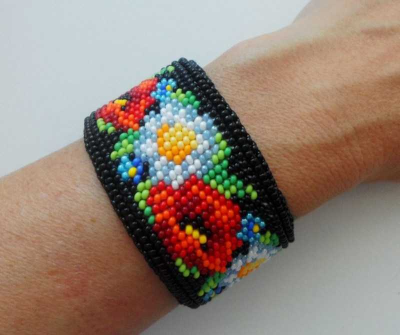 Браслеты из бисера - обзоры лучших вариантов самодельных браслетов из бисера