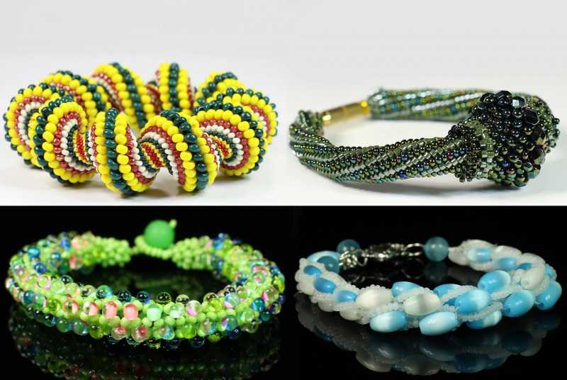 Браслеты из бисера - обзоры лучших вариантов самодельных браслетов из бисера