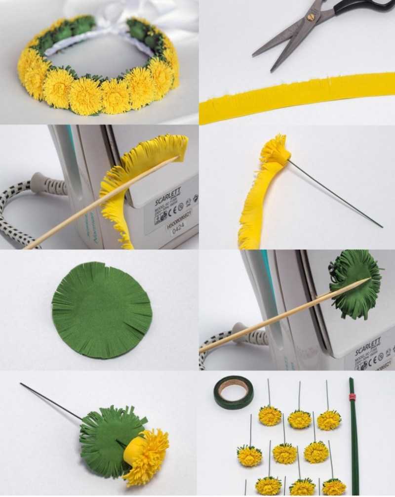 Цветы из фоамирана