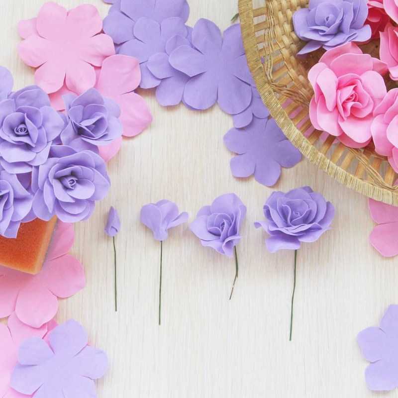 Цветы из фоамирана