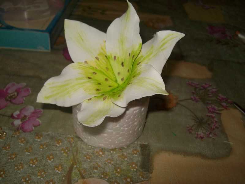 Цветы из фоамирана