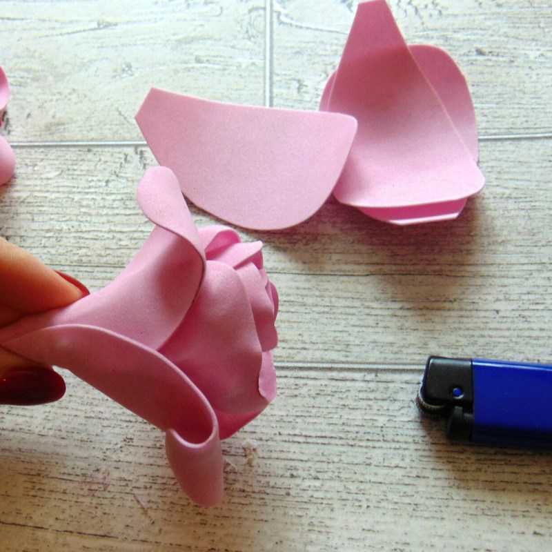 Цветы из фоамирана