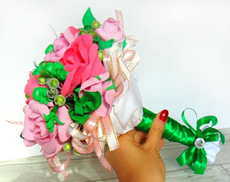 Цветы из фоамирана