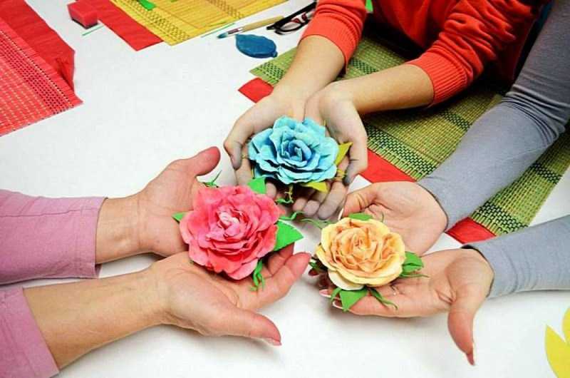 Цветы из фоамирана