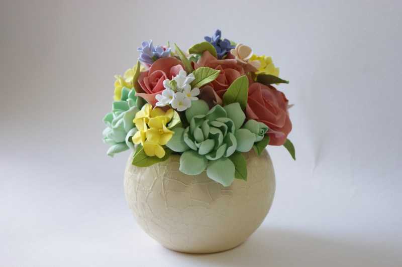 Цветы из фоамирана