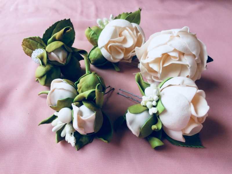 Цветы из фоамирана