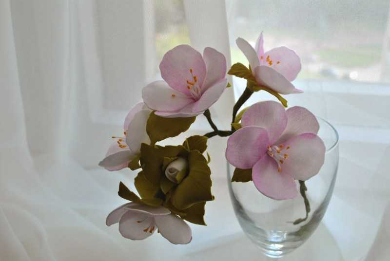 Цветы из фоамирана