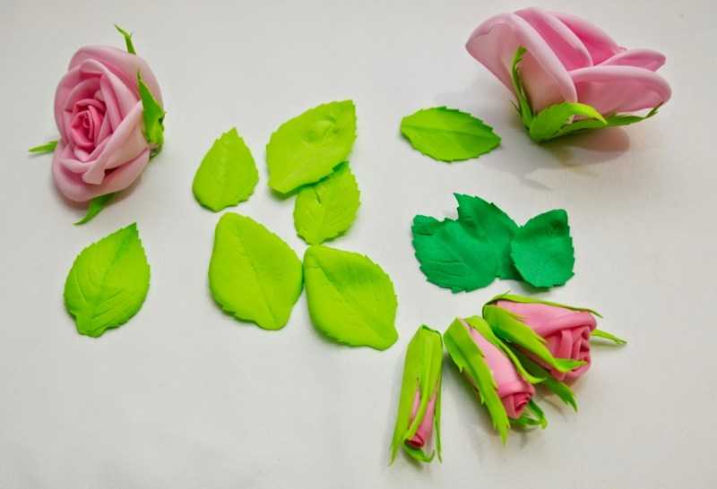 Цветы из фоамирана