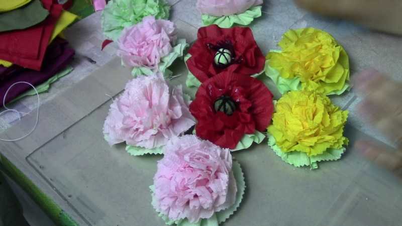 Цветы из салфеток своими руками для начинающих: пошаговый мастер класс с фото и видео