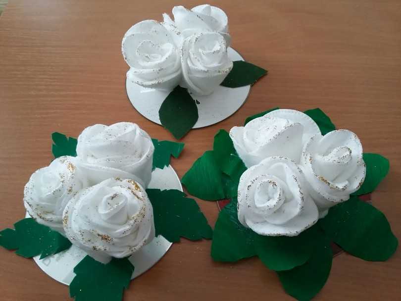 Цветы из салфеток своими руками для начинающих: пошаговый мастер класс с фото и видео