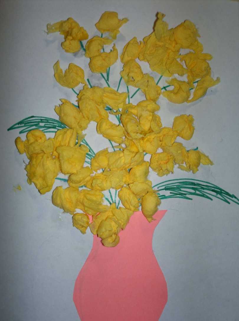 Цветы из салфеток своими руками для начинающих: пошаговый мастер класс с фото и видео