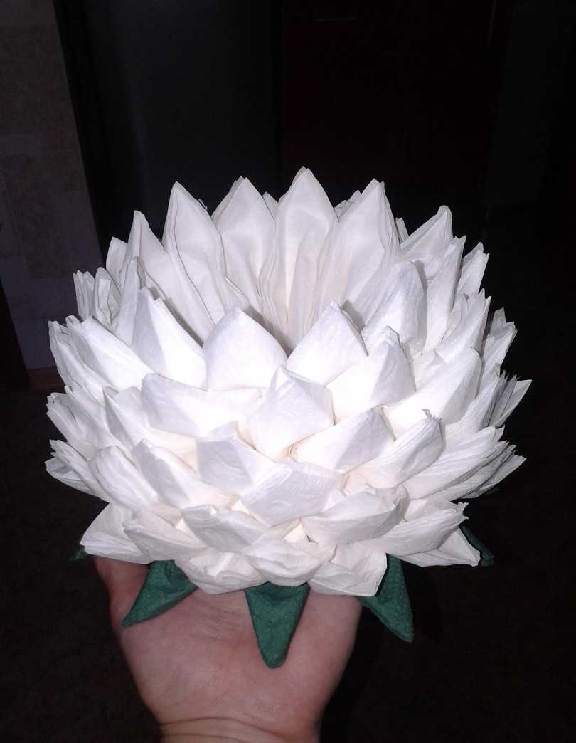 Цветы из салфеток своими руками для начинающих: пошаговый мастер класс с фото и видео